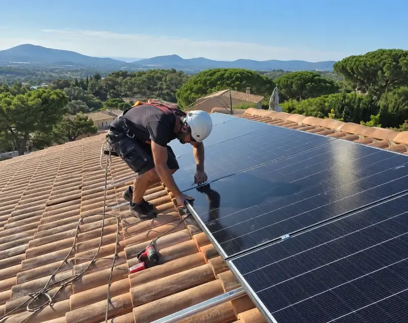 Installateur panneaux solaires Vic-la-Gardiole — pose photovoltaïque sur toiture
